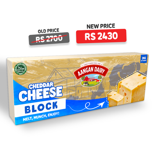 Cheddar Cheese Block 2 kg